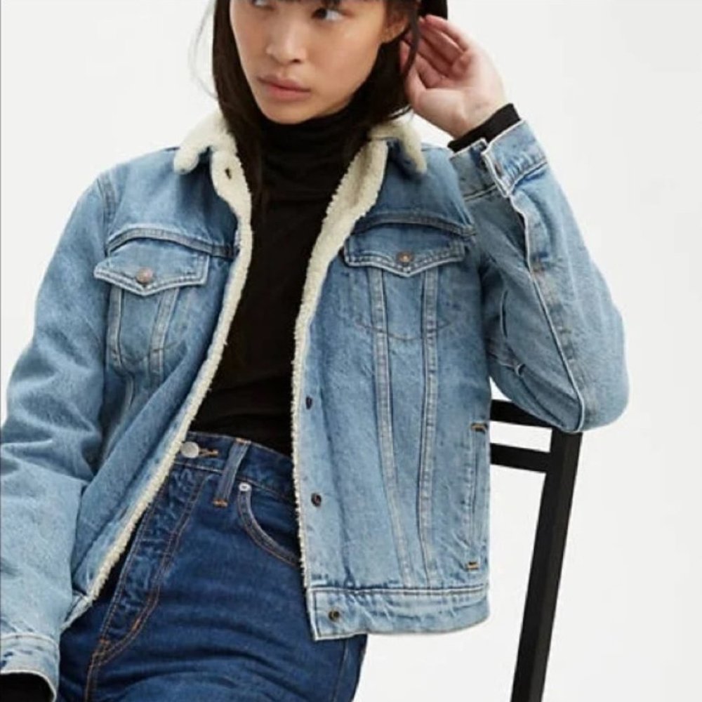 Levi's Original Sherpa Lined Trucker Jacket Small